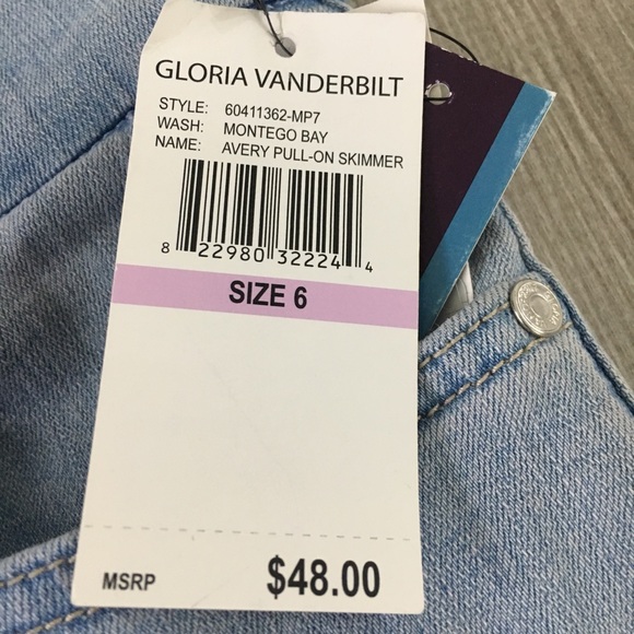 gloria vanderbilt avery capris